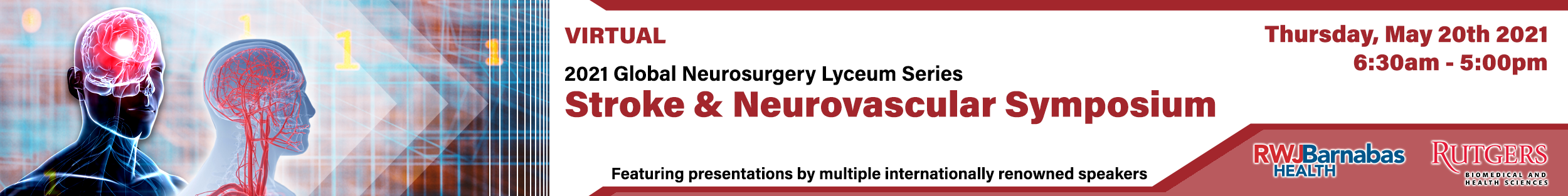 2021 Global Neurosurgery Lyceum Series: Stroke and Neurovascular Symposium Banner